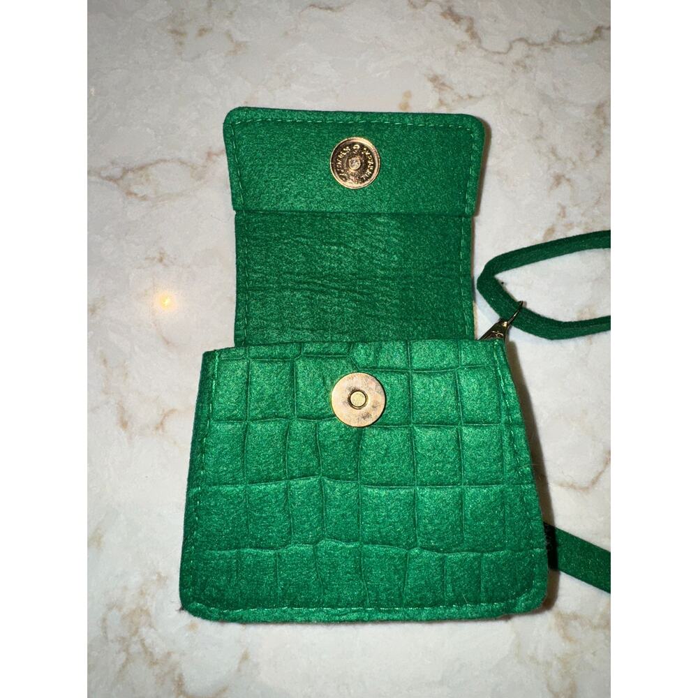 Mini Crocodile-Embossed Soft Touch Felt Crossbody Bag – NWOT - Picture 5 of 10